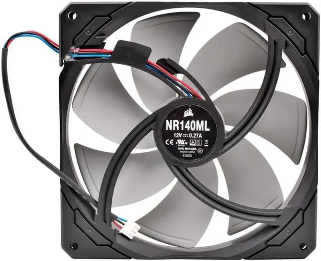 Alt view image 2 of 4 - New NR140ML 14cm 140mm fan 140x140x25mm 14025 DC12V 0.27A cooling fan for RMx Series 850W (2021) power supply