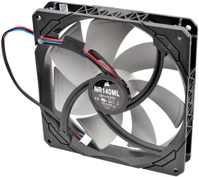 Alt view image 4 of 4 - New NR140ML 14cm 140mm fan 140x140x25mm 14025 DC12V 0.27A cooling fan for RMx Series 850W (2021) power supply