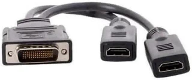 Main image of CableDeconn DMS 59 Pin to 2 HDMI Cable, DMS 59 Pin Male to HDMI Female Dual Monitor Extension Cable Adapter for LHF Graphics Card (DMS 59 pin Dual hdmi)