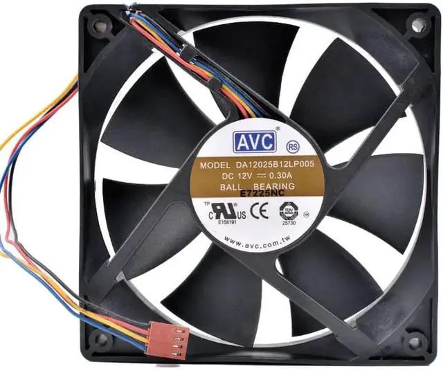 Main image of DA12025B12LP005 120mm fan 12cm 12025 12V 0.30A 4-wire PWM computer CPU high air volume cooling fan
