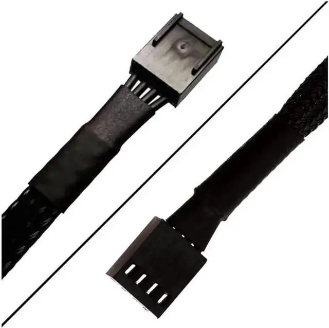 Main image of 4 Pin PWM Fan Extension Cable,TeamProfitcom PC Fan Power Braided Sleeved Extension Cable Adapter Case 4-Pin Cooling Fans Cable 24 inches (3 Pack)