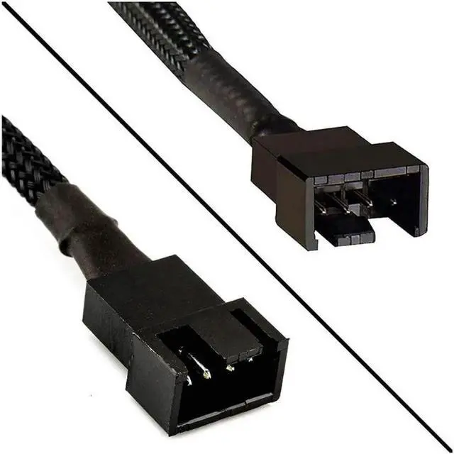 Alt view image 3 of 4 - 4 Pin PWM Fan Extension Cable,TeamProfitcom PC Fan Power Braided Sleeved Extension Cable Adapter Case 4-Pin Cooling Fans Cable 24 inches (3 Pack)