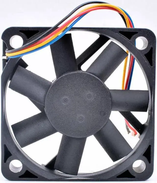 Alt view image 3 of 4 - PSAD15010BH 5cm 50mm fan DC12V 0.14A double ball bearing 4 lines pwm computer motherboard CPU cooling fan