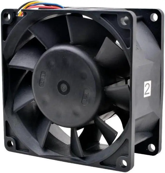 Alt view image 3 of 7 - 3115RL-04W-B76 80mm fan 8cm 80x80x38mm DC12V 1.60A 4 lines High speed cooling fan for server case