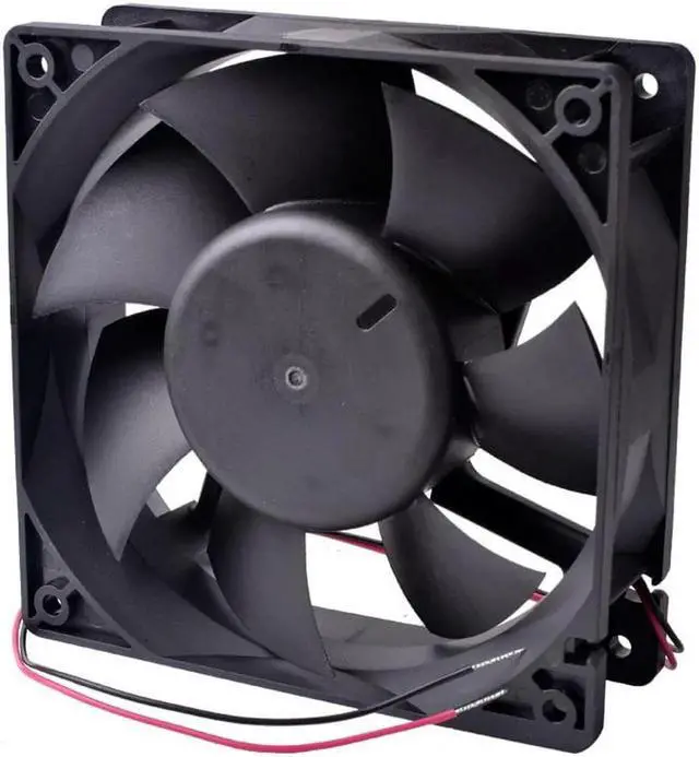 Alt view image 5 of 5 - 120mm fan AFB1224SHE 120x120x38mm 24V 0.75A Double ball bearing large air volume inverter cooling fan