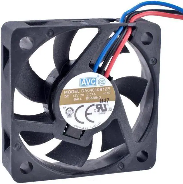 Alt view image 5 of 5 - DA04010B12E 4cm 40mm fan 40x40x10mm 12V 0.07A Double Ball Bearing North and South Bridge Silent Cooling Fan
