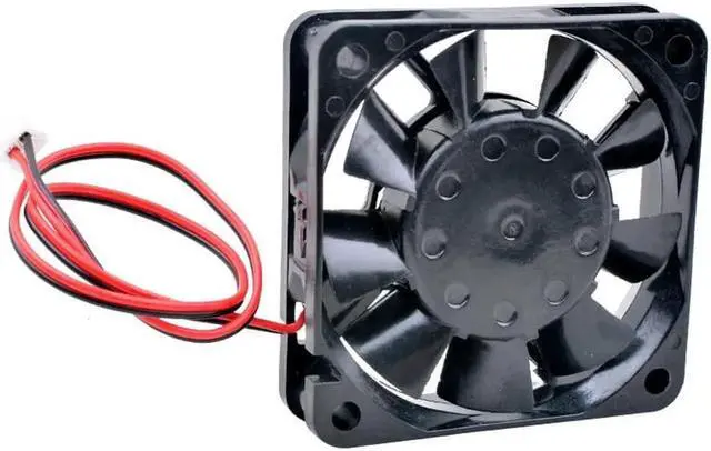 Alt view image 4 of 4 - 2406KL-04W-B59 6cm 60mm fan 60x60x15mm DC12V 0.18A 4500rpm dual ball bearing power supply cooling fan