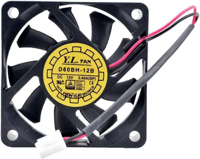 Main image of D60BH-12B 6cm 60mm fan 60x60x15mm 6015 DC12V 0.40A Double ball bearing for power cooling fan