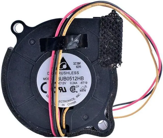 Alt view image 2 of 4 - BUB0512HB 5CM 5015 fan centrifugal turbine cooling fan 12V 0.24A