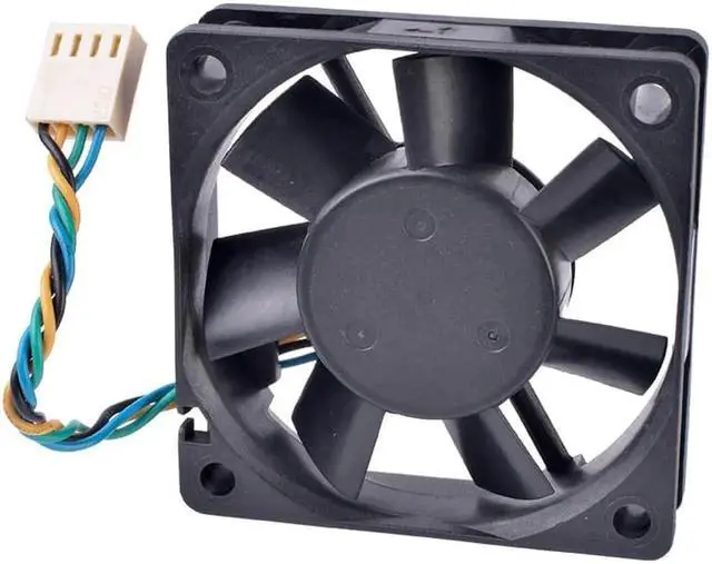 Alt view image 4 of 4 - 6015-12HB 6cm 60mm fan 6015 12V 0.12A 4-wire pwm computer motherboard CPU cooling fan