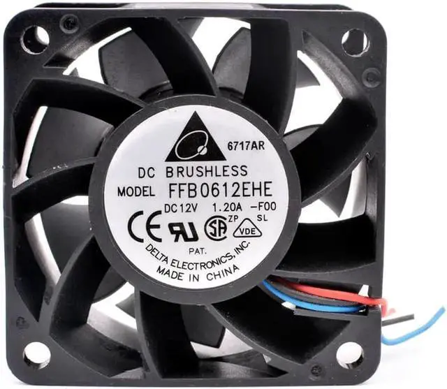 Main image of FFB0612EHE 6cm 60mm fan 60x60x38mm DC12V 1.20A server chassis large air volume cooling fan