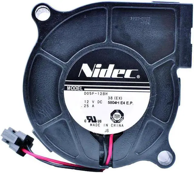 Alt view image 4 of 4 - D05F-12BH 5cm 5025 50x50x25mm 12V 0.25A High volume centrifugal centrifugal fan cooling fan