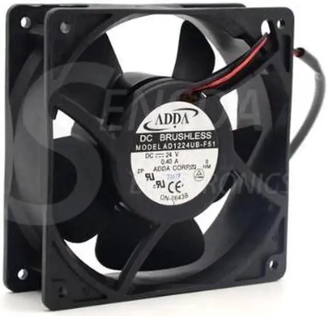 Main image of ADDA AD1224UB-F51 12cm inverter fan 12038 DC 24V 0.40A 120*120*38 mm axial fan server inverter cooling fan case square cooler