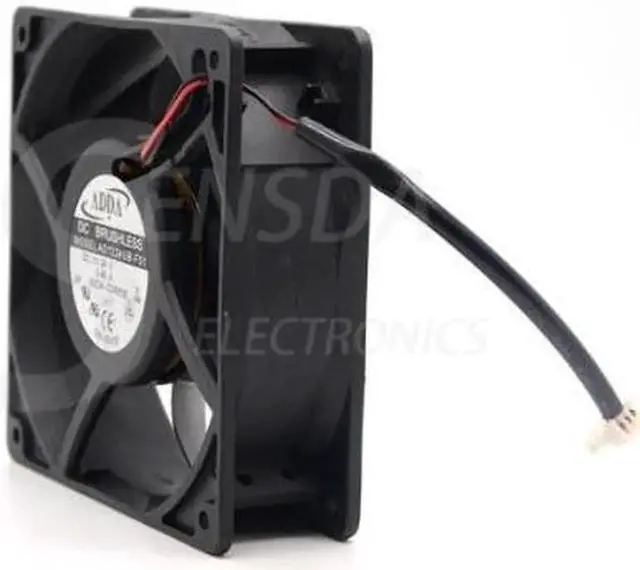 Alt view image 5 of 5 - ADDA AD1224UB-F51 12cm inverter fan 12038 DC 24V 0.40A 120*120*38 mm axial fan server inverter cooling fan case square cooler