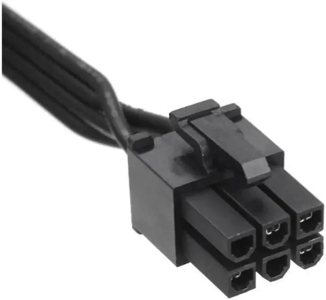 Alt view image 6 of 6 - 6Pin Male 1 to 3 IDE Female Power Supply Splitter Extension Cable for Molex 4Pin Port Multiplier