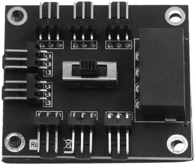 Main image of New 4Pin to 8 Way DC 12V 3Pin Cooling Fan Splitter Power Hub Speed Controller PC Computer Power Connector Socket Adapter