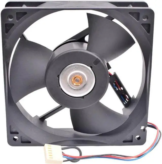 Alt view image 2 of 4 - EFB1248VHF-ROO 12cm 120mm fan 120x120x38mm DC48V 0.33A 3 fan leaves cooling fan for server