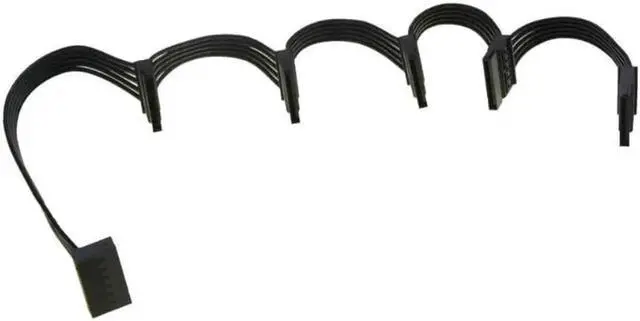 Main image of 15Pin Sata 1 to 5 Ports Power Supply Extension Cable For Hard Drive HDD SSD bay PC Server SATA Port Multiplier