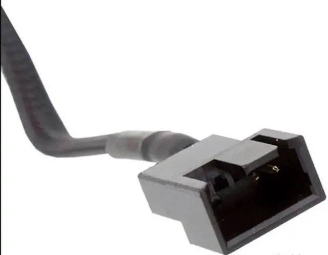 Alt view image 3 of 5 - SATA 15Pin to 3Pin / 4Pin Computer Cooling Fan Splitter Hub Converter Adapter PWM Temperature Power Cable( 27cm/10.5 inches-2 Pack)