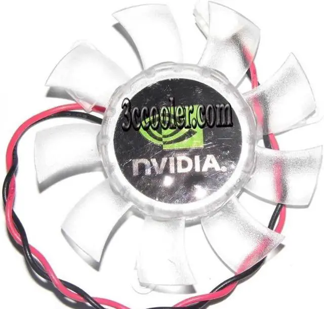 Alt view image 2 of 2 - Magic MGA5012XR-O10 12V 0.19A 2 wires 2 Pins vga fan video card fan graphics Card cooler