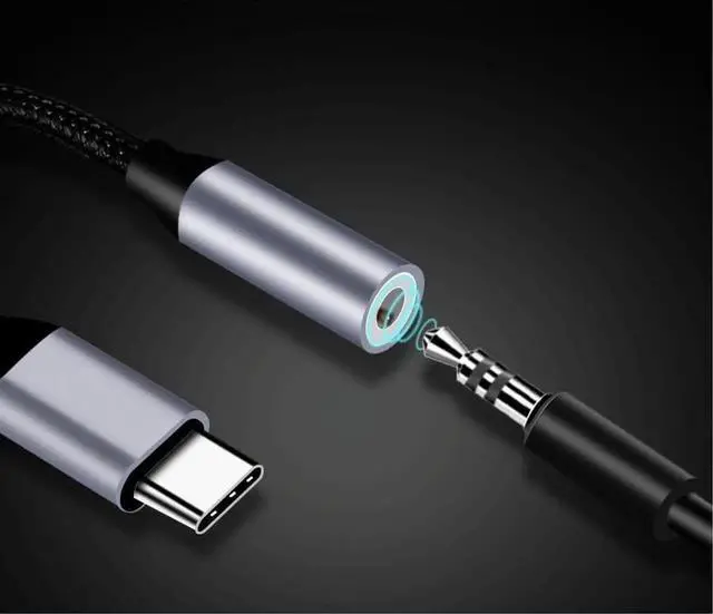 Alt view image 6 of 7 - 2 Pack Compatible with Google USB C to 3.5mm Audio Pixel Headphone Adapter Compatible with Google Pixel 7 Pro 6 6a 5 4 3XL USB-C to 3.5 Audio Headphone Jack Dongle Phone Adapter for Android Type C