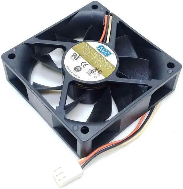 Alt view image 3 of 4 - 70mm pc cooling fan 7020 fan DA07020B12U 12V dual ball high volume CPU case fan 7CM