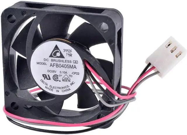Alt view image 4 of 4 - AFB0405MA 4cm 40mm fan 4010 5V 0.10A Double Ball Bearing 5V Cooling Fan