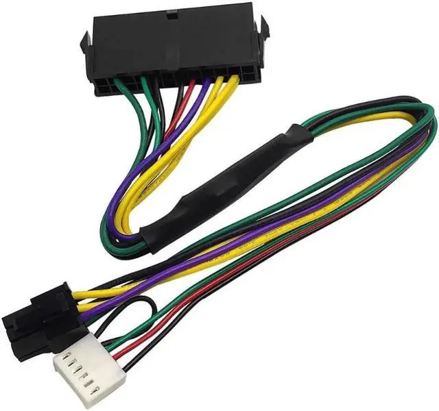 Main image of COMeap 24 Pin to 6 Pin PCI-E ATX Main Power Adapter Cable for HP Z220 Z230 Workstation SFF Series 4000 6005 8300 ProDesk 600 G1 SFF 12-inch(30cm)