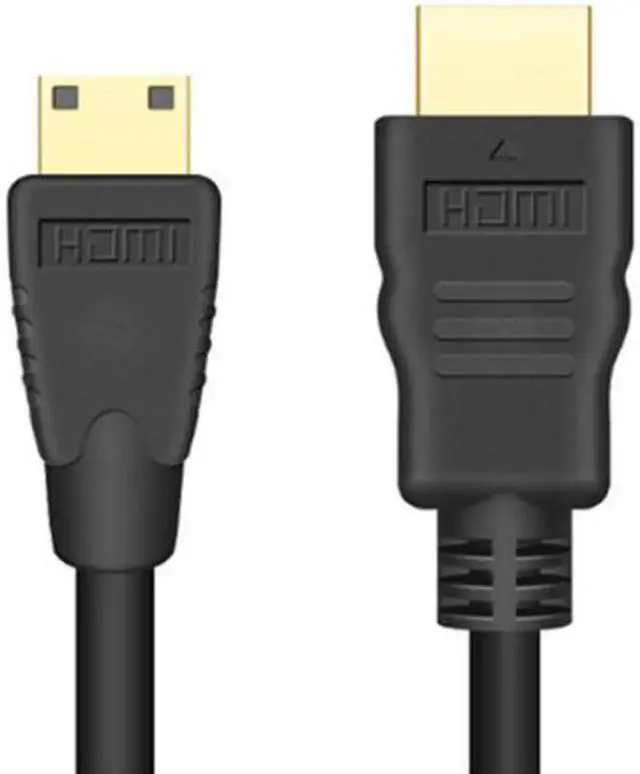 Alt view image 5 of 6 - (6 feet)Mini HDMI to HDMI cable Tablet projector HD cable HDMI high-definition TV connection cable