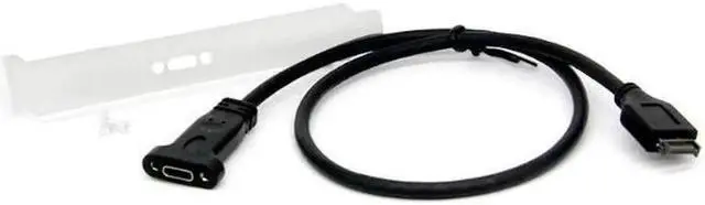 Alt view image 4 of 4 - XT-XINTE Motherboard Expansion Cable USB 3.1 Front Panel Header Type E Male to Usb-C Type C Female Computer Connector 50cm