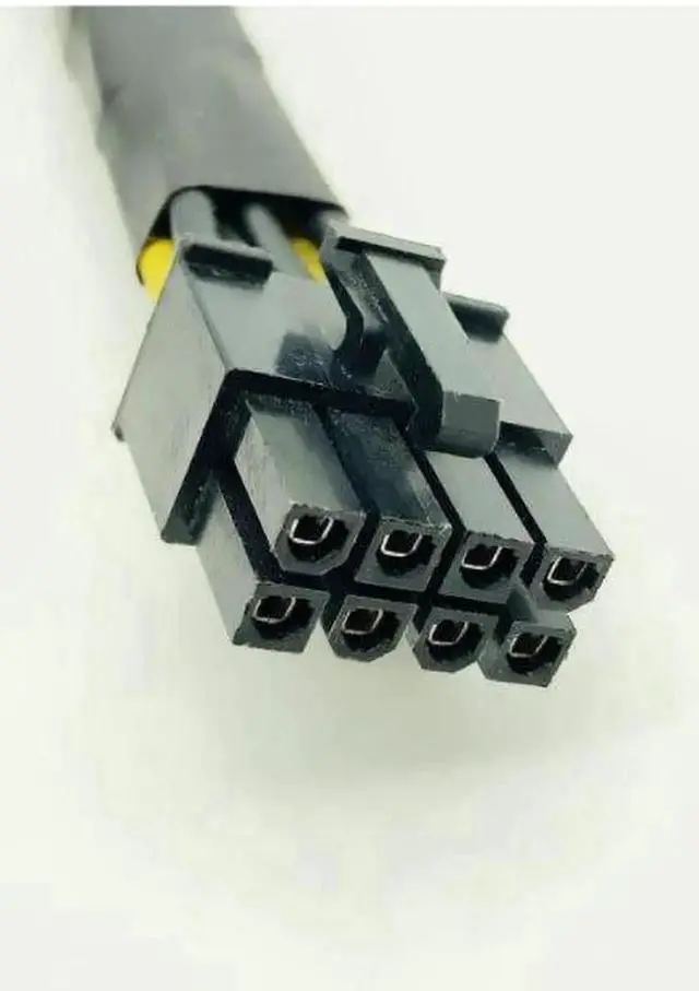 Alt view image 2 of 3 - High Quality Black Sleeved CPU 8PIN 4+4PIN Modular Power Supply Cables 8Pin to 8Pin Power Cable for OCZ ZT/Great Wall 63CM 16AWG