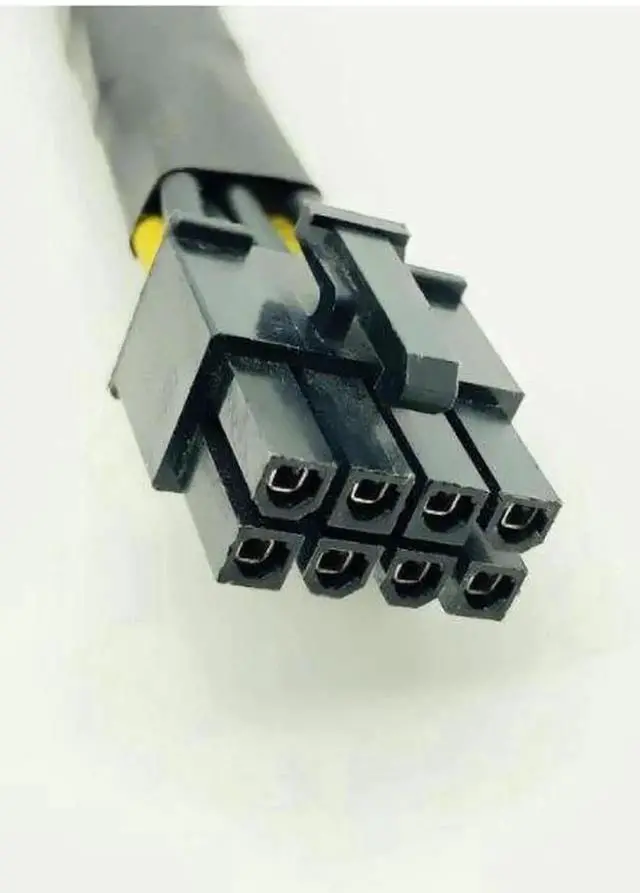 Alt view image 2 of 6 - High Quality Black Sleeved CPU 8PIN 4+4PIN Modular Power Supply Cables 8Pin to 8Pin Power Cable for OCZ ZT/Great Wall 63CM 16AWG