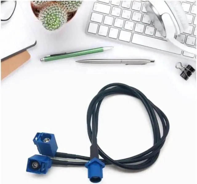 Alt view image 2 of 2 - Fakra C Male to Fakra C Female Splitter Cable 19.69inch 50cm Universal Cable