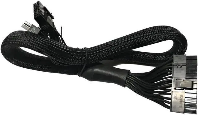 Alt view image 5 of 5 - AYA 24" (24-Inch) ATX 24-Pin to 18-Pin + 10-Pin Extension Modular Power Supply Cable for Coolermaster V850, V700, V1000