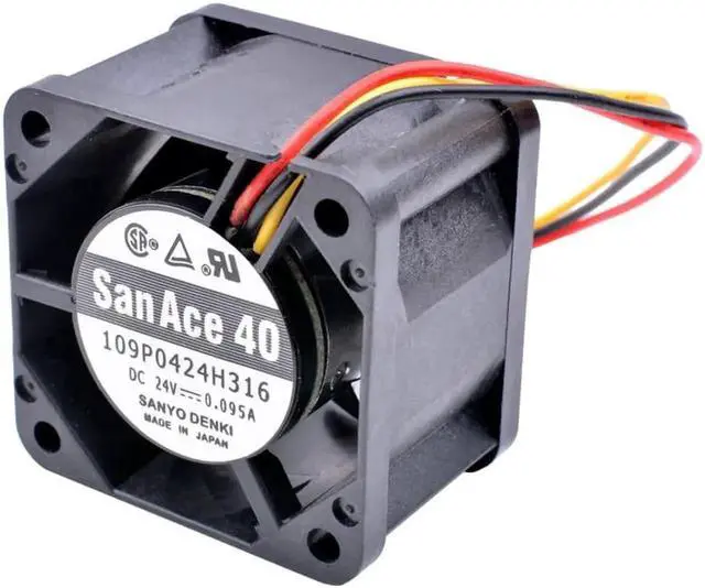 Alt view image 2 of 4 - 109P0424H316 4cm 4028 40x40x28mm DC24V 0.095A High-end server inverter NCUSIEMENS cooling fan