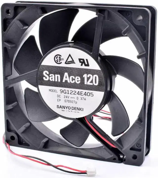 Alt view image 2 of 4 - 9G1224E405 12025 12cm 120mm fan DC24V 0.37A Inverter high air volume high speed cooling fan