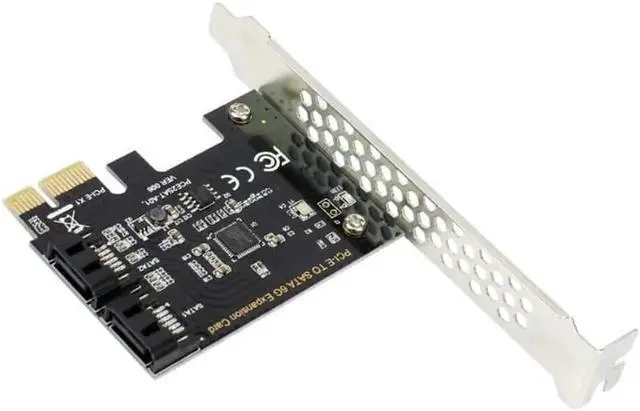 Alt view image 6 of 7 - Weastlinks PCI-E to SATA3.0 Adapter Card PCI Express X16 to SATA3.0 7Pin 2 Ports SATA III 6G Expansion Card for PC Desktop