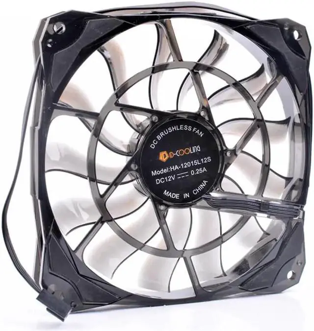 Alt view image 2 of 4 - HA-12015L12S 12cm 12015 120x120x15mm 120mm fan 12V 0.25A computer chassis CPU ultra-thin silent cooling fan
