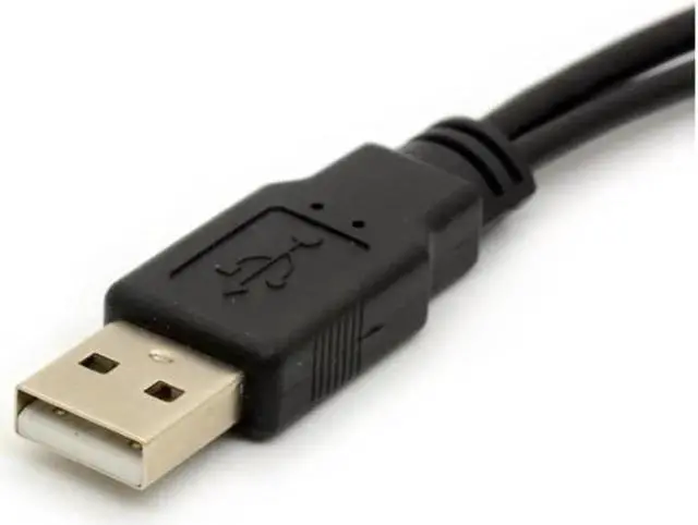 Alt view image 2 of 6 - USB Cable Y Splitter USB 2.0 Power Enhancer Hub Adapter Data Charger Cable Extension Code Type a 30cm (1 Male to 2 Female)