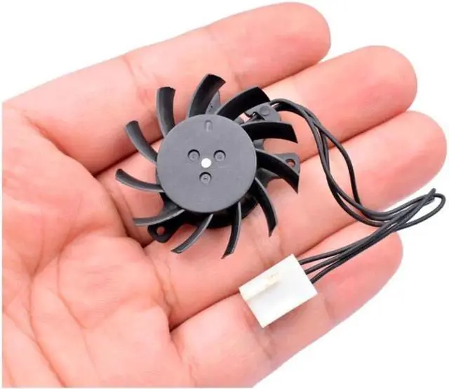 Alt view image 2 of 3 - PVB040C05M-F00 diameter 40mm mounting hole pitch 23x30x30mm 5V 0.20A industrial control router graphics card cooling fan