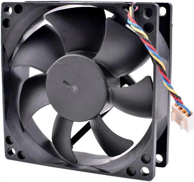 Alt view image 4 of 4 - DS08025R12U 8cm 8025 80x80x25mm DC12V 0.70A Computer CPU large air volume cooling fan