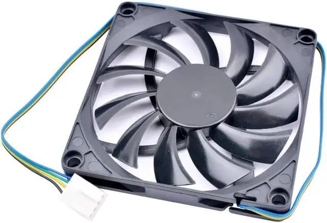 Alt view image 3 of 3 - R128010SU 8cm 80x80x10mm 8010 DC12V 0.35A 4 lines pwm computer motherboard ultra-thin cpu cooling fan