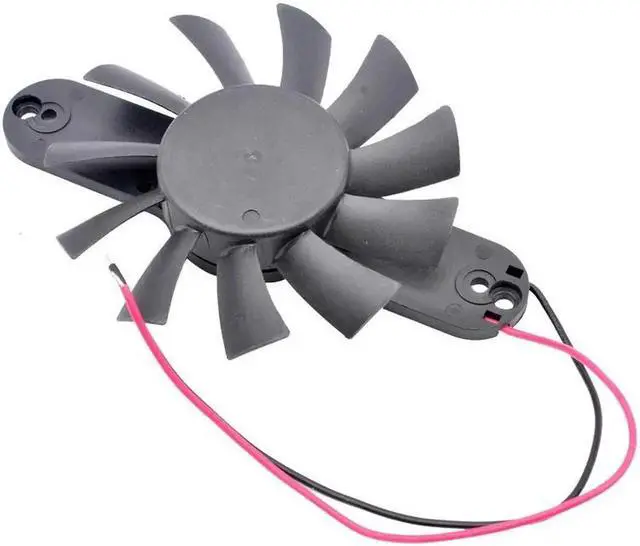 Alt view image 2 of 3 - RSH8015B 12V 0.35A Fan blade diameter 75mm hole spacing 90mm 100mm Cooling fan for DIY retrofit graphics card