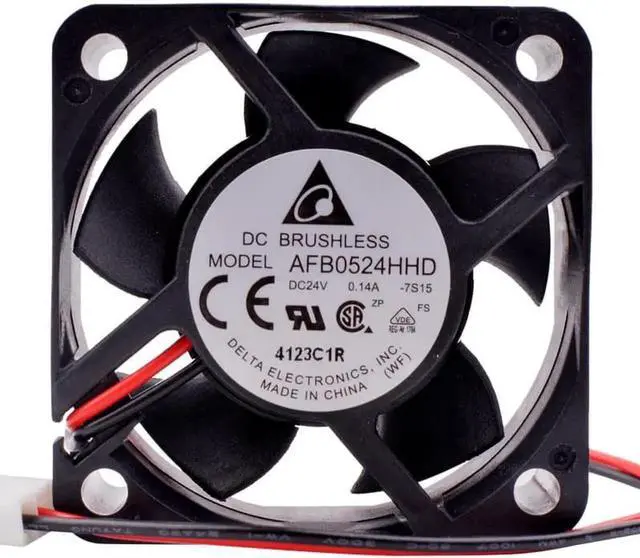 Main image of AFB0524HHD 5cm 5020 DC24V 0.14A 2 line double ball bearing large air volume inverter cooling fan
