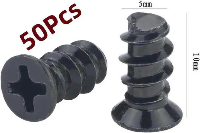 Main image of (Black,50Pcs)Computer Cooling Fan Mount Screws,Computer Case Fan Screws,Cross Screw