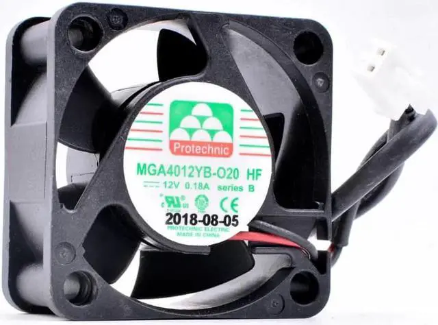 Alt view image 4 of 4 - MGA4012YB-O20 4cm 4020 40x40x20mm DC12V 0.18A North and South Bridge Inverter Cooling Fan