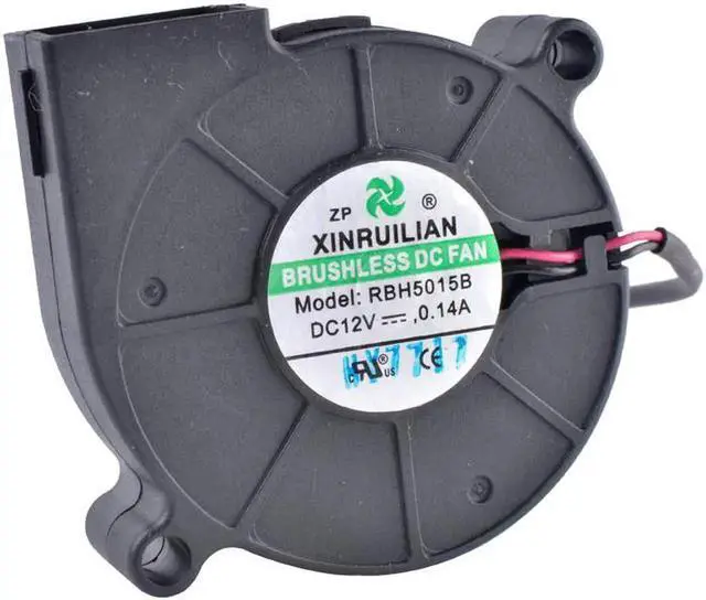 Main image of RBH5015B 50x50x15mm 5015 5cm 50mm 12V 0.14A Micro Centrifugal Turbine Blower Cooling Fan