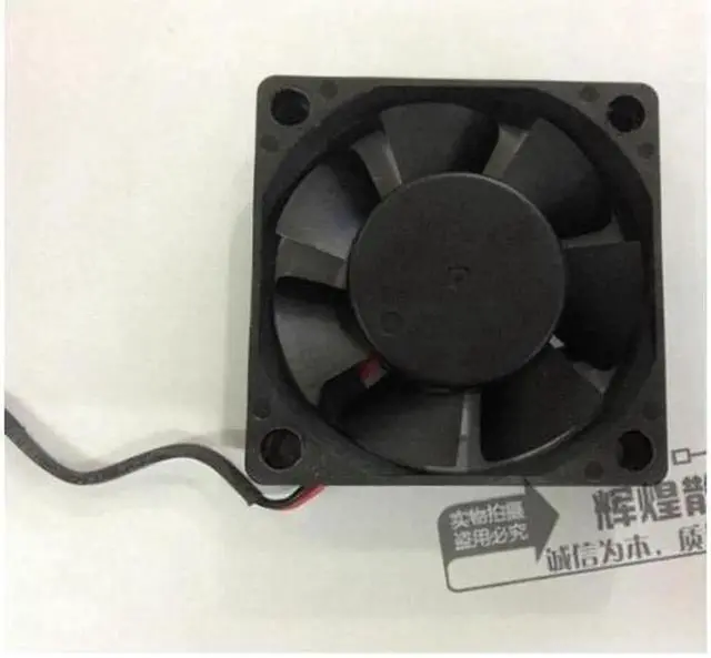 Alt view image 3 of 4 - JAMICON JF0615b1h--r JF0615b1h-r 12V 0.17A 6015 6CM 2-Balls bearing 2-Wires 2-Pins Cooling fan for case