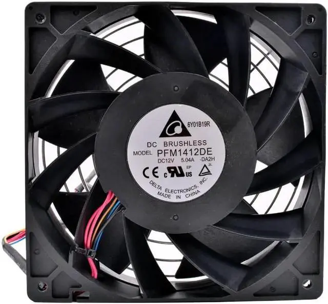 Alt view image 4 of 4 - PFM1412DE 14cm 14038 140x140x38mm DC12V 5.04A Server cooler large air volume supercharged cooling fan