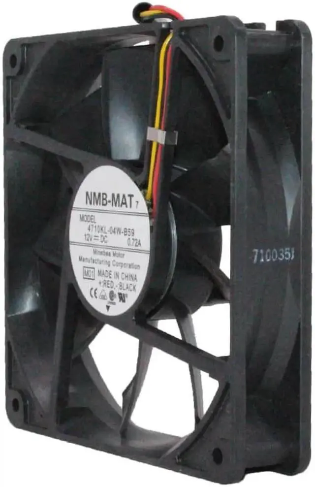 Alt view image 3 of 4 - New and 4710KL-04W-B59 12cm 120mm 12025 DC 12V 0.72A Double ball bearing large air volume cooling fan